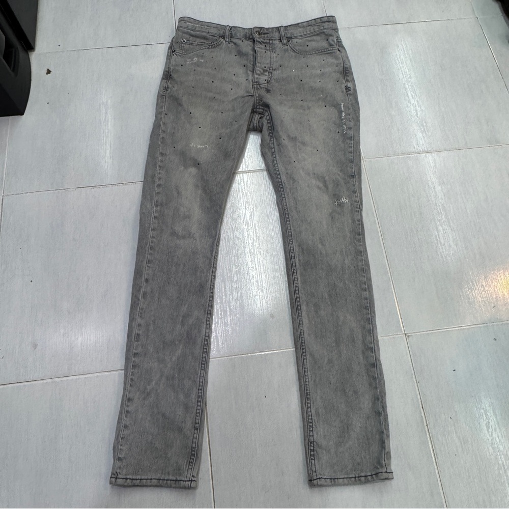 Ksubi Men's Skinny Jeans Jupiter sparkle Gray